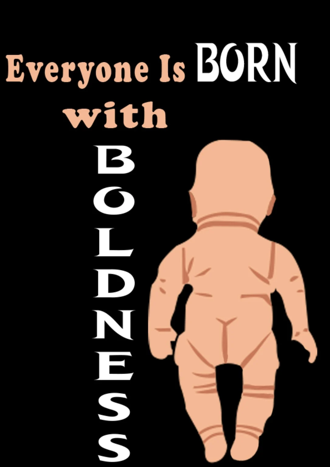 Born Bold Tee — original Before the rules, there was you. graphic, artwork preview