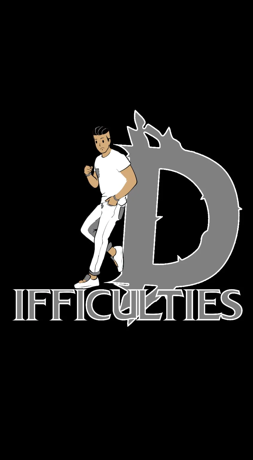 Difficulties Tee — original The obstacle is part of the form. graphic, artwork preview